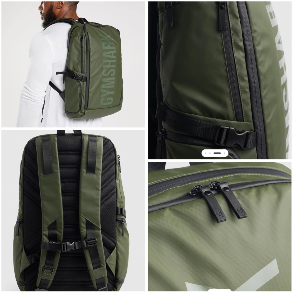 Gymshark Olive Backpack for Men